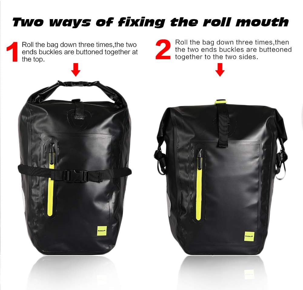 Rhinowalk Waterproof Bike Pannier Bag,(for Bicycle Cargo Rack Saddle Bag Shoulder Bag-Rk19661 25L