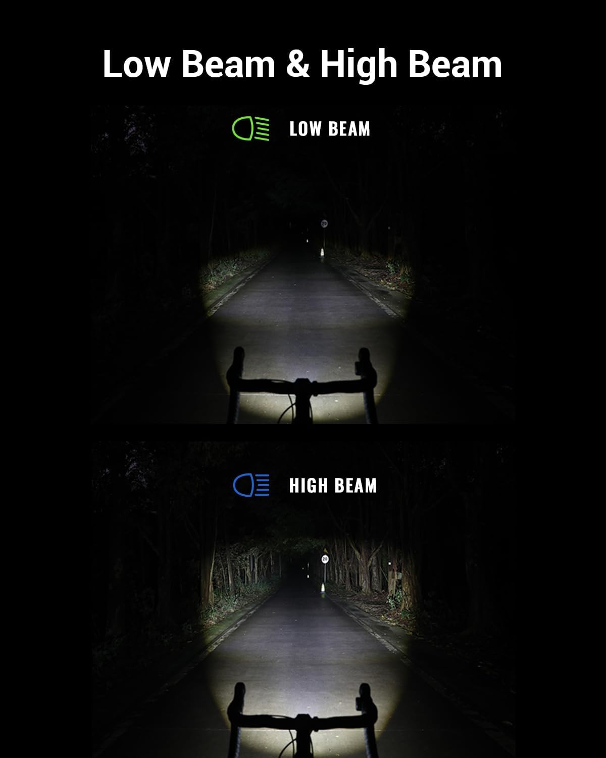 Magicshine EVO 1300 Bike Light With Remote Control, 1300 Lumens Waterproof Bicycle Headlight, USB-C Rechargeable Front L