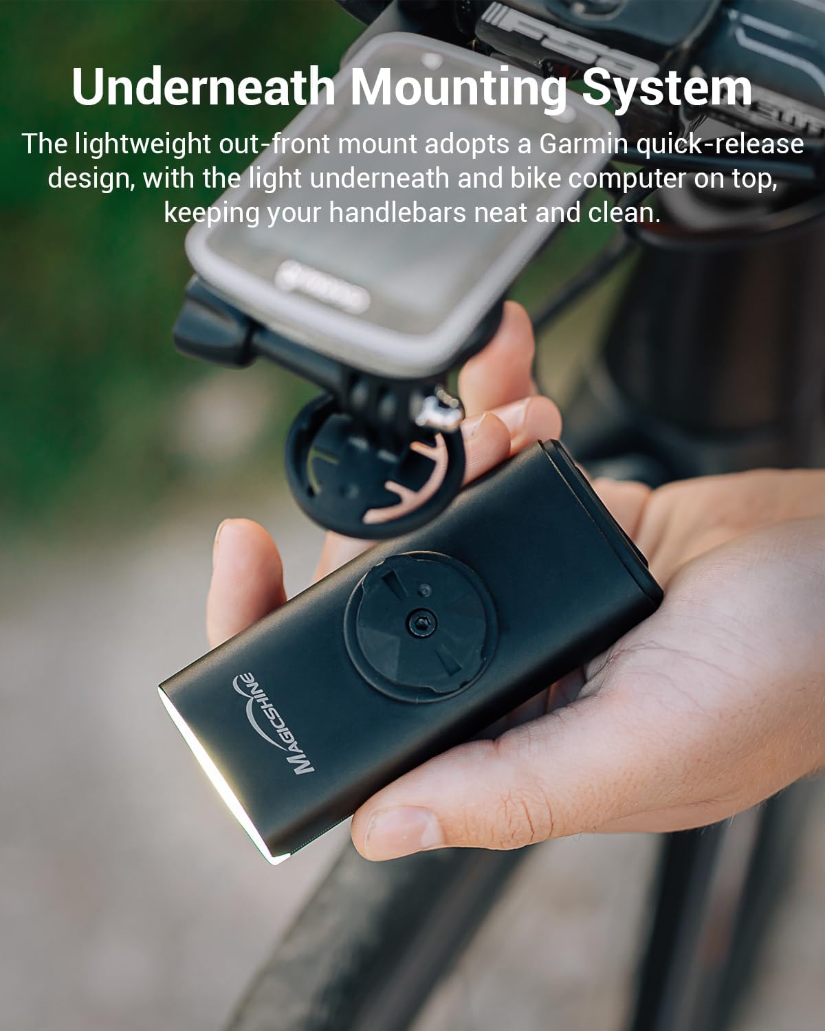 Magicshine EVO 1300 Bike Light With Remote Control, 1300 Lumens Waterproof Bicycle Headlight, USB-C Rechargeable Front L