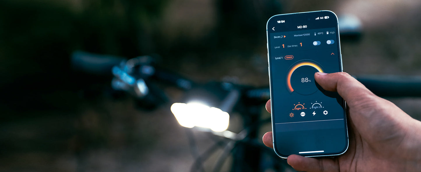 Magicshine MONTEER 12000 Mountain Bike Light,IPX6 Waterproof 12000 Lumen Max Output,20,000mAh Type-C Battery Pack With R